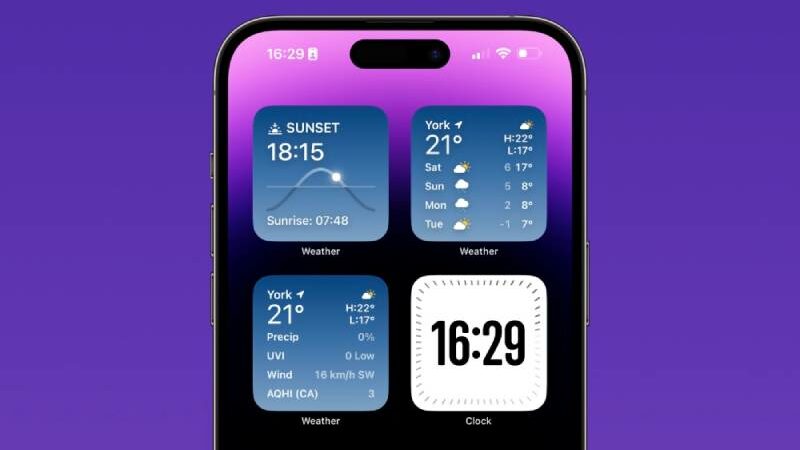 These are the latest iOS 17.2 weather widgets for iPhones