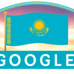 Google doodle celebrates the Kazakhstan Independence Day