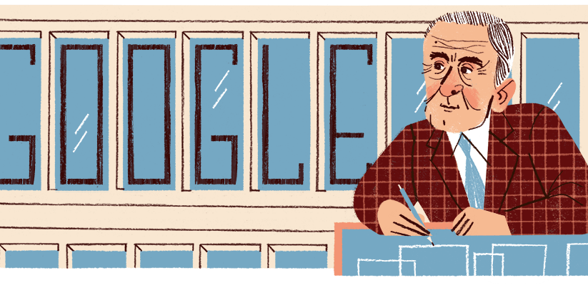 Google doodle celebrates the 115th birthday of Turkish architect Sedad Hakki Eldem