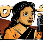Google doodle celebrates the 111st birthday of Indian writer and radio broadcaster Venu Dattatreye Chitale