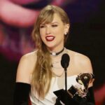 Taylor Swift announces new album ‘The Tortured Poets Department’ during Grammy Award win