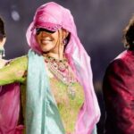 Rihanna performs at the pre-wedding party for son of India’s richest man
