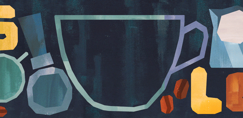 Google doodle celebrates the Flat White Coffee, a popular beverage in Australia and New Zealand