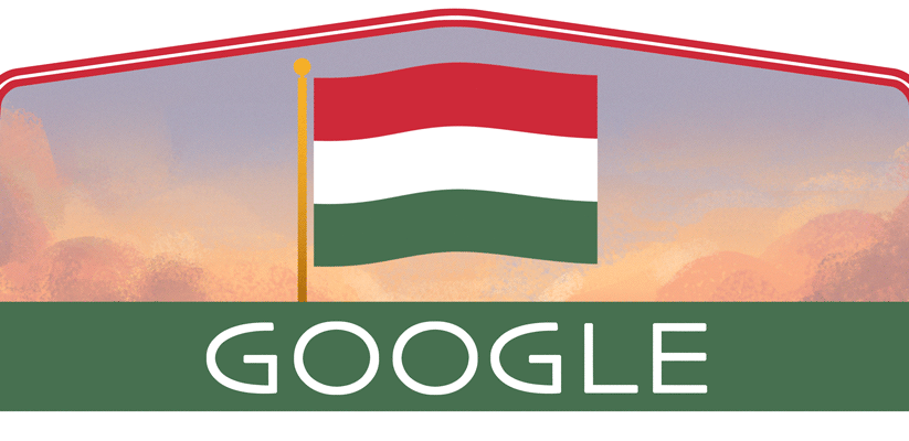 Google doodle celebrates the Hungary’s National Day