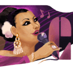 Google doodle celebrates the 92nd Birthday of Mexican singer and actress Lola Beltrán