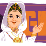 Google doodle celebrates the 111th Birthday of Algerian French singer and author ‘Taos Amrouche’