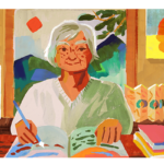 Google doodle celebrates the life and legacy of Lebanese American writer, artist ‘Etel Adnan’