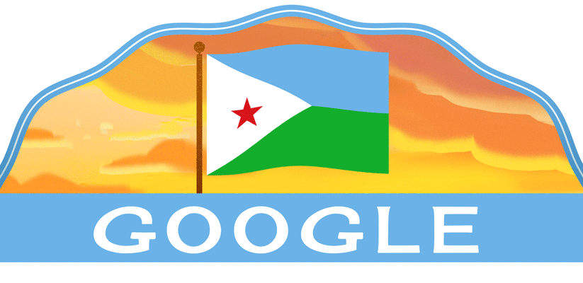Google doodle celebrates the Djibouti Independence Day
