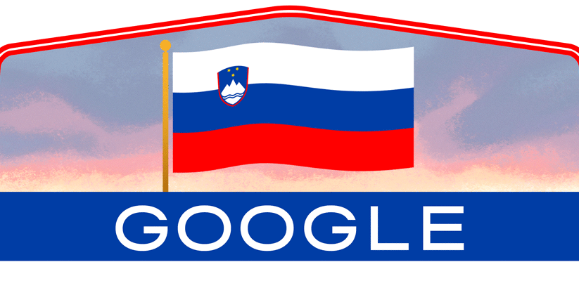 Google doodle celebrates the Slovenia’s National Day