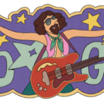Google doodle celebrates the Brazilian rock composer and musician ‘Raul Seixas’