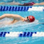 Top collegiate swimmers competing at the 2025 NCAA Women’s Swimming & Diving Championships at the Weyerhaeuser King County Aquatic Center.