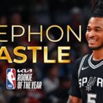Stephon Castle Wined 2025 NBA Rookie of the Year