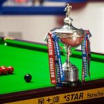 Ronnie O'Sullivan competes at the Crucible Theatre during the 2025 World Snooker Championship quarterfinals