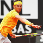 View of the Roland Garros stadium during the 2025 French Open with fans watching a match