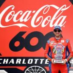 Chase Briscoe and Kyle Larson at the front row of the 2025 Coca-Cola 600 starting grid at Charlotte Motor Speedway