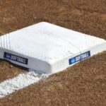 Graphic showing the 2025 NCAA DI softball conference tournament brackets and schedule