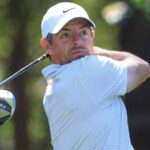 PGA Tour players teeing off at the 2025 Truist Championship Round 1 at Philadelphia Cricket Club