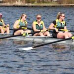 Top DIII women’s rowing teams competing at Mercer Lake during the 2025 NCAA Rowing Championship
