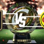 LAFC and Club América players in action during FIFA Club World Cup playoff match at BMO Stadium