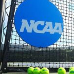 Bracket and schedule for the 2025 NCAA DII Women’s Tennis Championship showing team matchups and key tournament dates