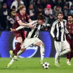 Juventus vs Manchester City players in action during Club World Cup 2025 match in Orlando