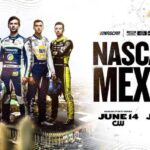 NASCAR Cup Series cars racing at Autódromo Hermanos Rodríguez in Mexico City 2025
