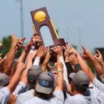Wisconsin-Whitewater baseball team celebrates 2025 NCAA Division III Championship win over Messiah in Eastlake, Ohio