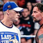 John Cena and CM Punk facing off at WWE Night of Champions 2025 in Saudi Arabia