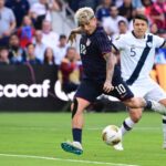 Diego Luna celebrates after scoring for USMNT in the 2025 Concacaf Gold Cup semifinal against Guatemala