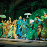 Cast of Wicked: The Musical performing on stage during U.S. national tour (2025–2026)