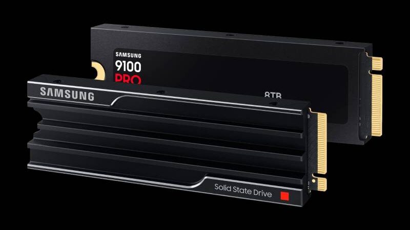 Samsung Launches 9100 PRO Series SSDs, Pre-Order the 8TB Model Now