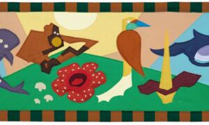 Google doodle celebrates the Indonesia’s National Love for Flora and Fauna Day